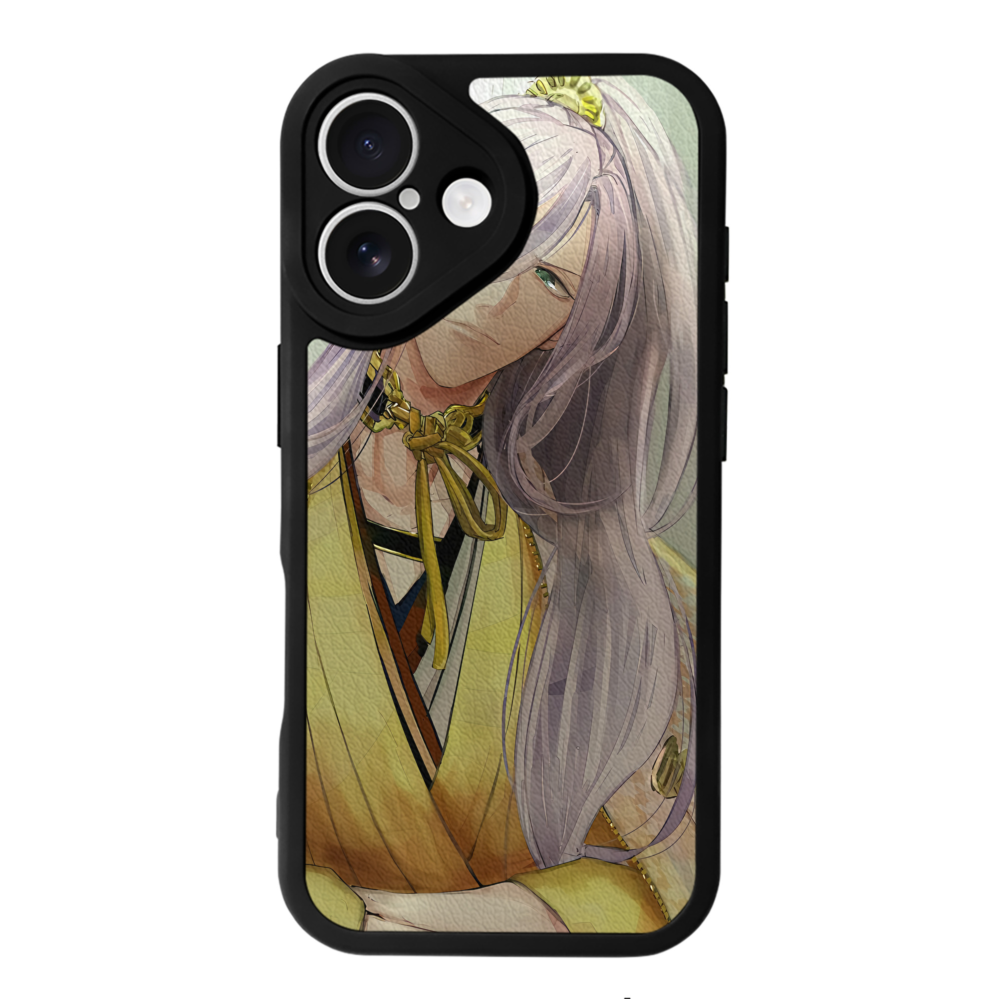 （画像用） 刀剣乱舞 Touken Ranbu 【iPhone 16シリーズ対応】シリコンスマホケース（レザー調） 材質：シリコン